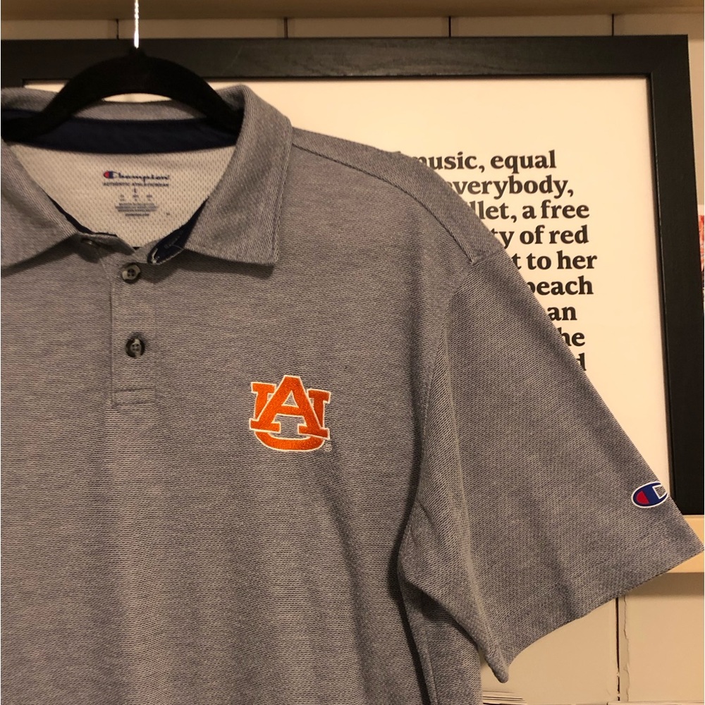 Very soft Auburn University Polo by Champion